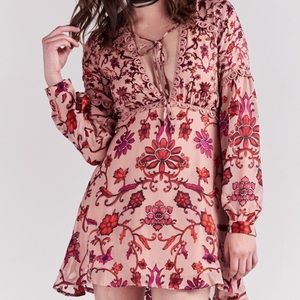 For Love and Lemons Saffron Mini Dress